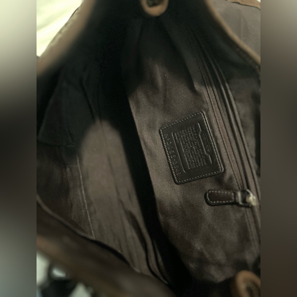 Coach Brown and Tan SoHo Shoulder Bag - Picture 9 of 11